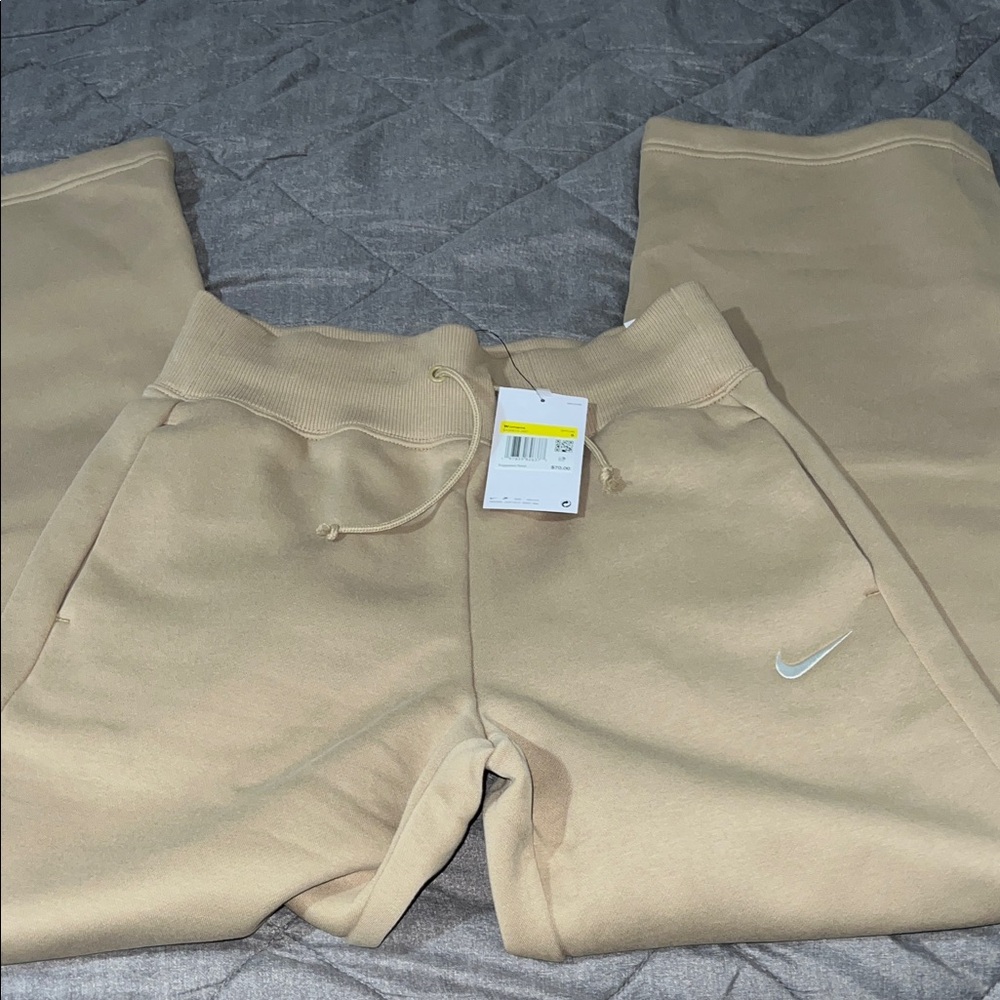 Women's Tan High Rise Joggers